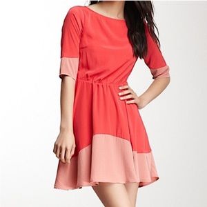 BB Dakota Coralie Color blocked open back dress